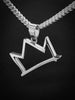 Sterling Silver Crown Basquiat Chain