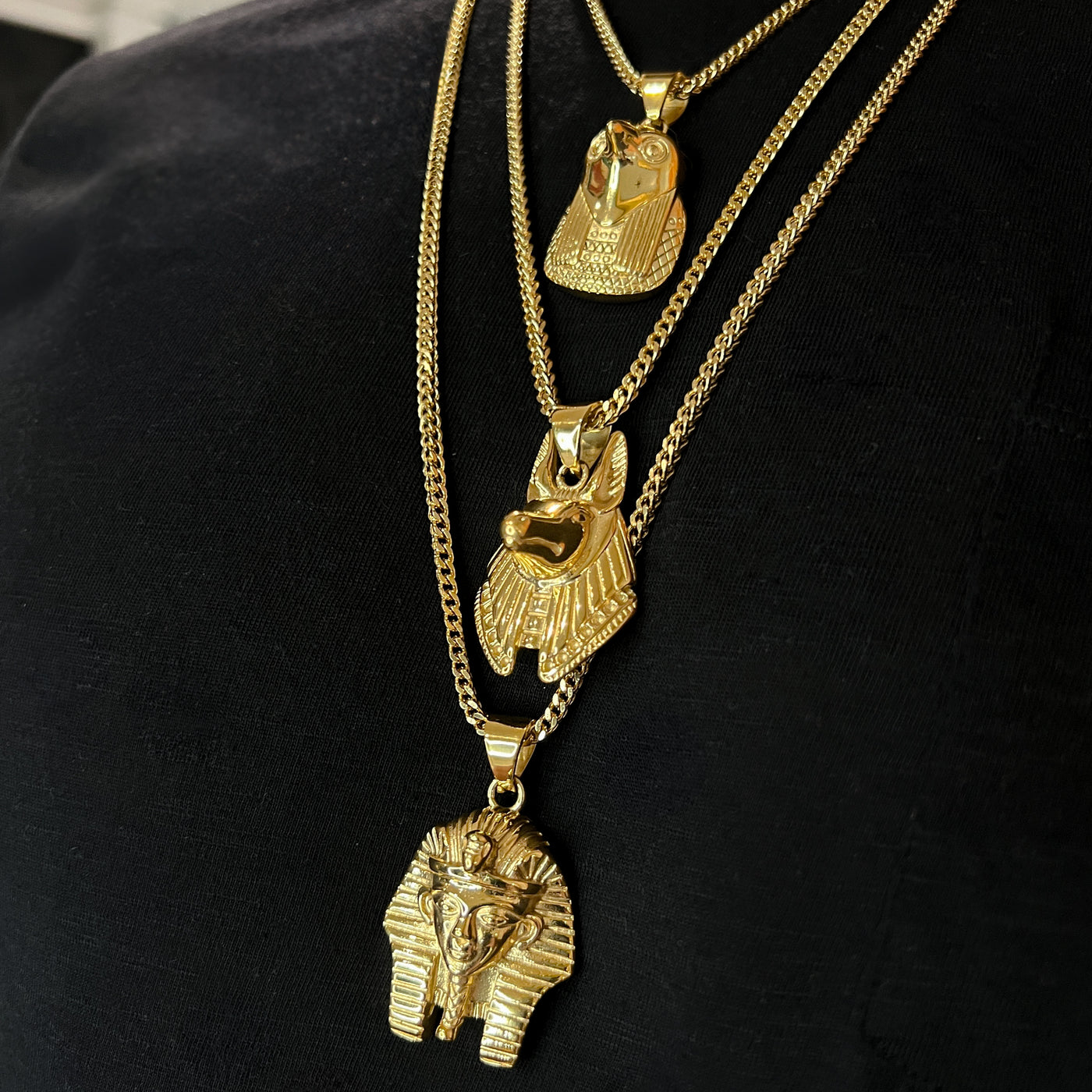 3 KINGS Gold Chain Bundle