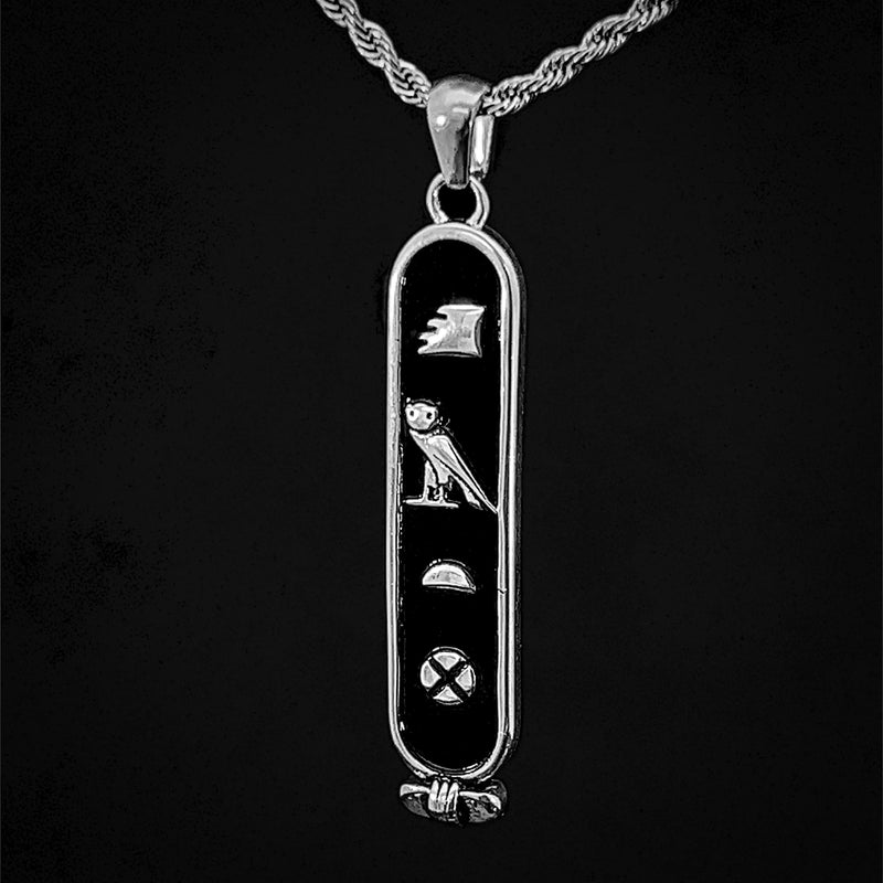 Kemet Hieroglyph Cartouche Chain