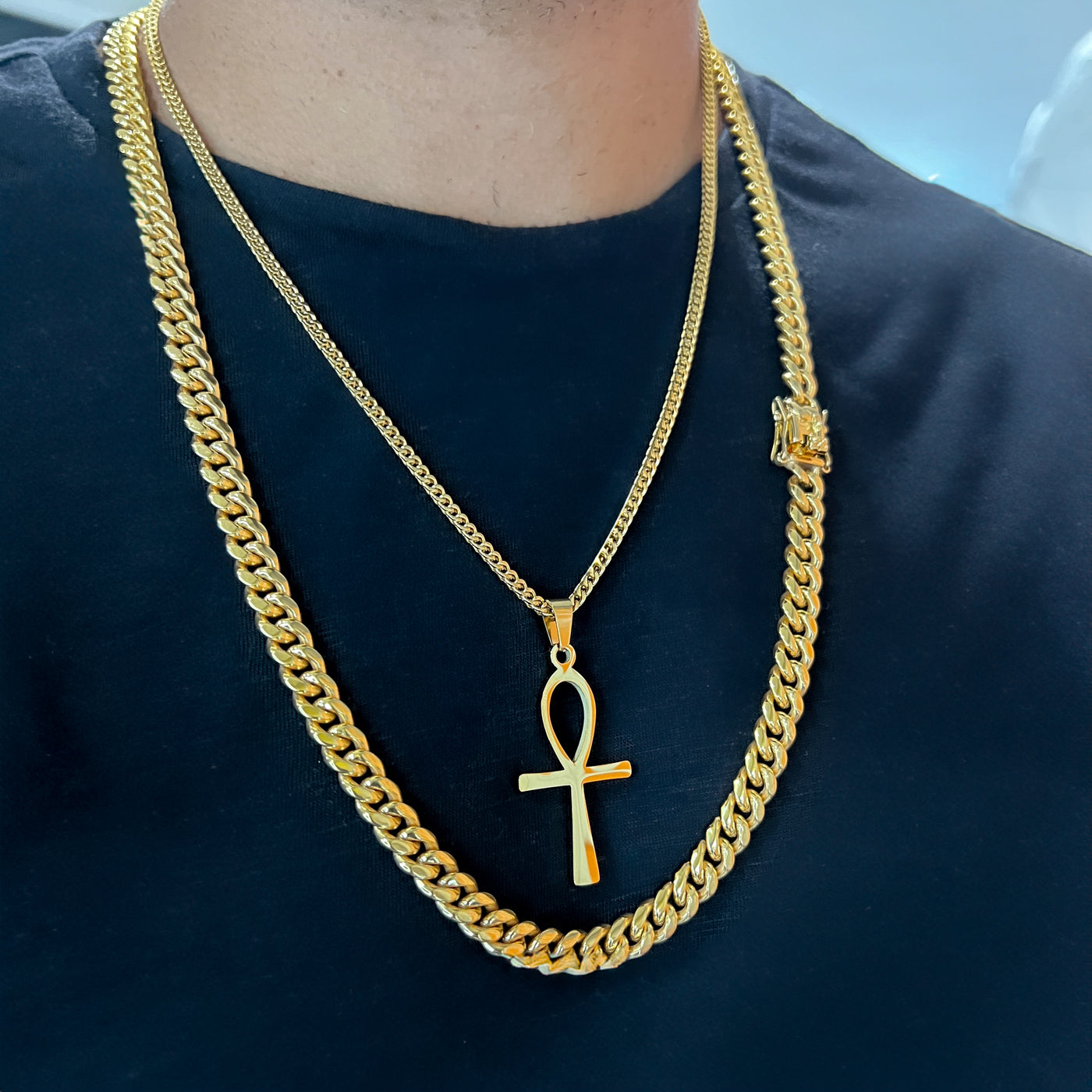 CUBAN ANKH Gold Plated Bundle