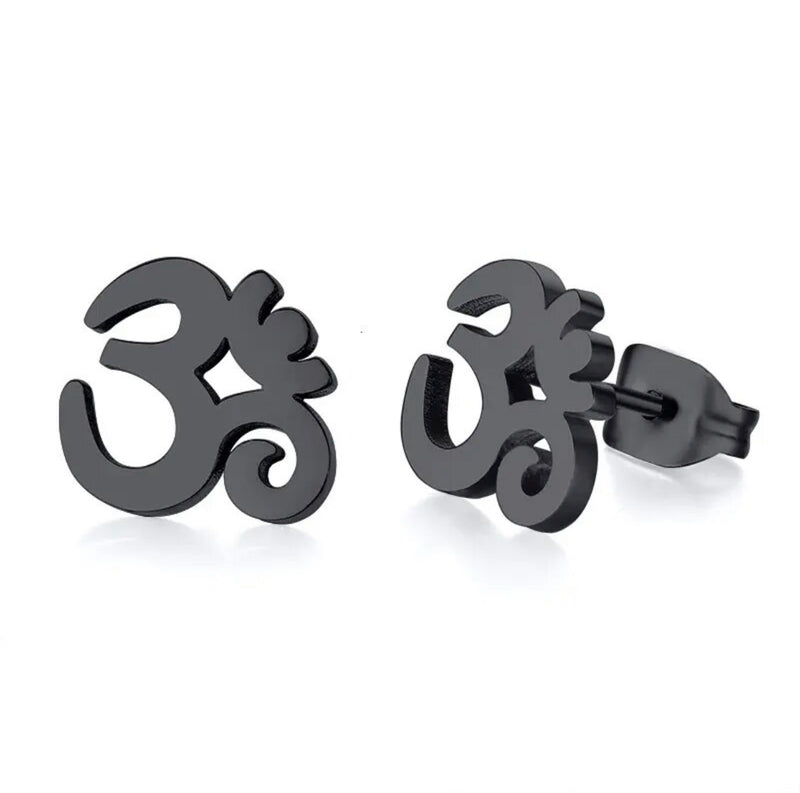 Namaste Om Earrings