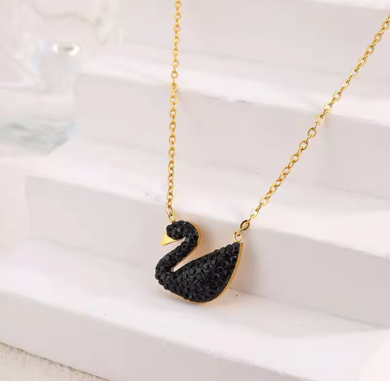 Black Swan Necklace