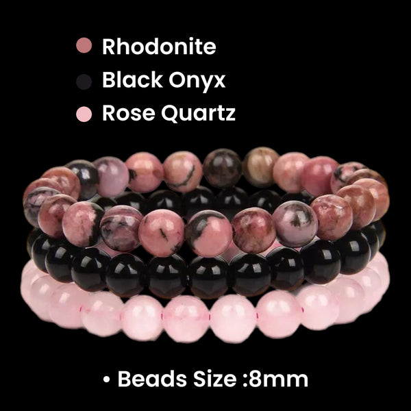 Rose Crystal Harmony Bracelet Bundle