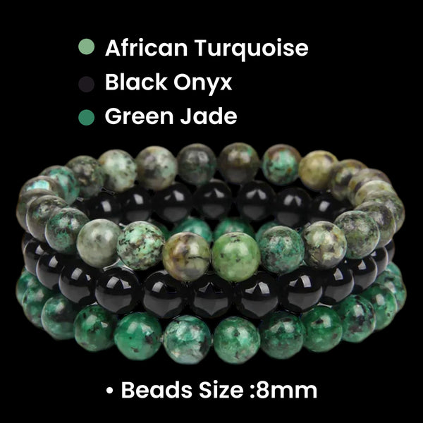 Green Jade Cyrstal Bracelet Bundl