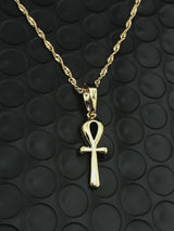 Little Ankh Gold Necklace