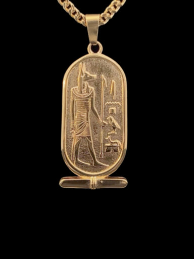 Anubis Cartouche Necklace