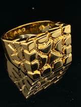 Gold Nugget Ring