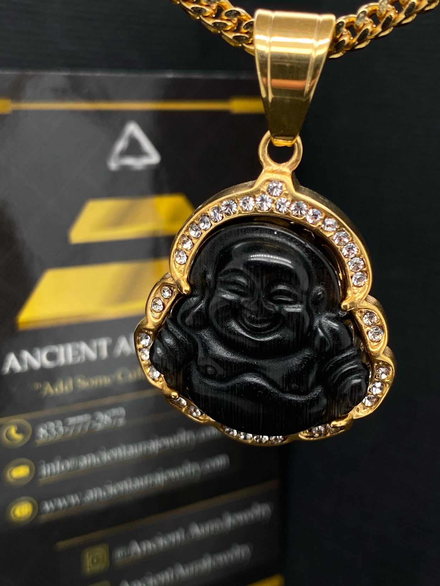 Black Crystal Buddha