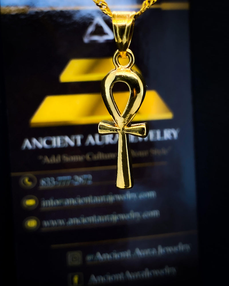 Little Ankh Gold Necklace