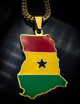 Ghana Flag Chain