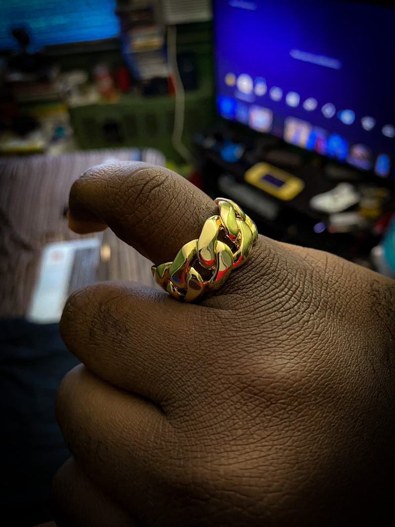 Cuban Gold Ring