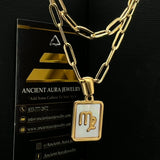 Zodiac Double Paper Clip Chain