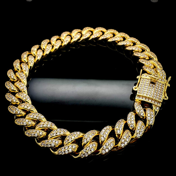 Iced Out Cuban Link Bracelet