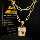 Zodiac Double Paper Clip Chain