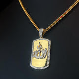 Allah Iced Gold Chain