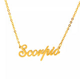 Zodiac Words Necklace